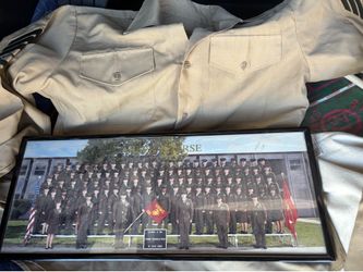 Marine Corps Graduation Photo and Shirt