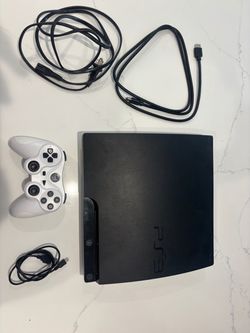PS3 Slim Console Bundle w/ Controller, HDMI & All Cables