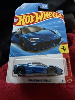Hot Wheels Ferrari SF90 - Blue 