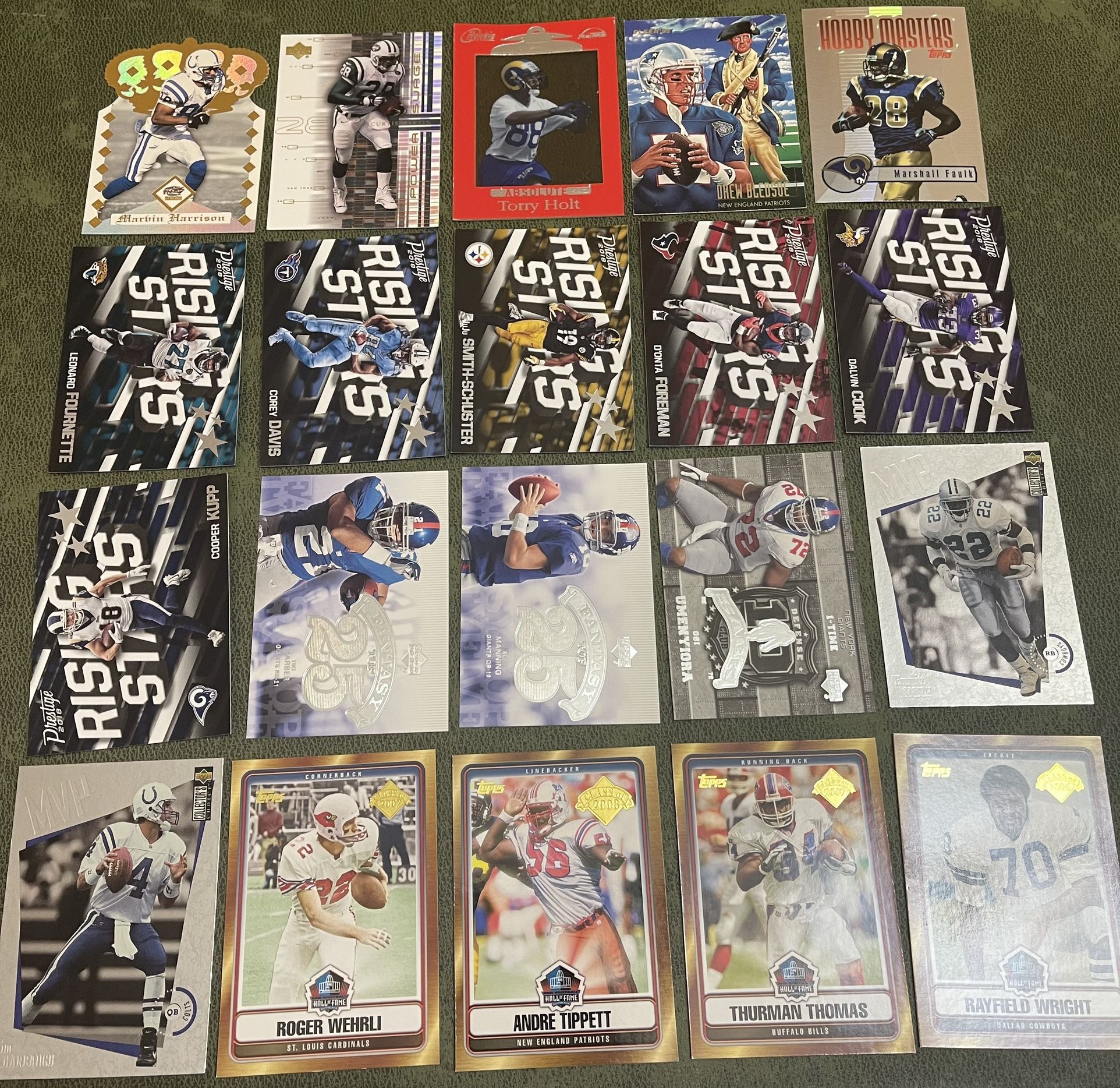 Lot Of 20 NFL Insert Cards #5