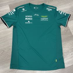 Aston Martin F1 Team Shirt - Fernando Alonso #14 - British Racing Green