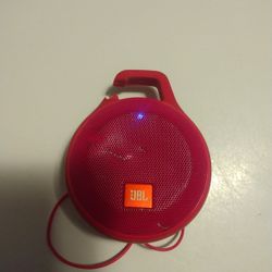 JBL Clip+ Portable Bluetooth Speaker (Red)