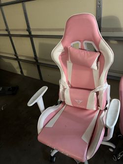 Pink gaming chair