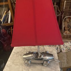 Pottery Barn Kids Aluminum Race Car Lamp