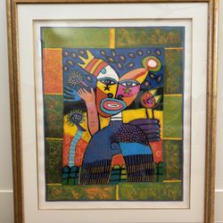 Clemens Briels Framed Serigraph