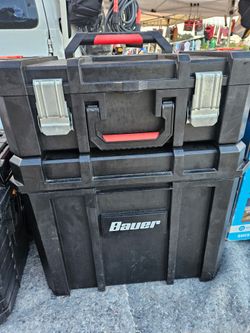 BAUER MODULAR ROLLING TOOL BOX (2 BOXES)