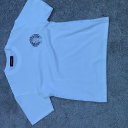 WHITE CHROME HEARTS SHIRT