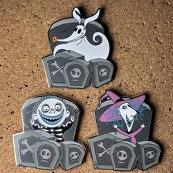 2024 Disney Nightmare Before Christmas Mystery Box Pin Bundle Lot [3 Pins]