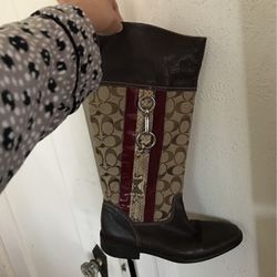 Coach Leather Boots 