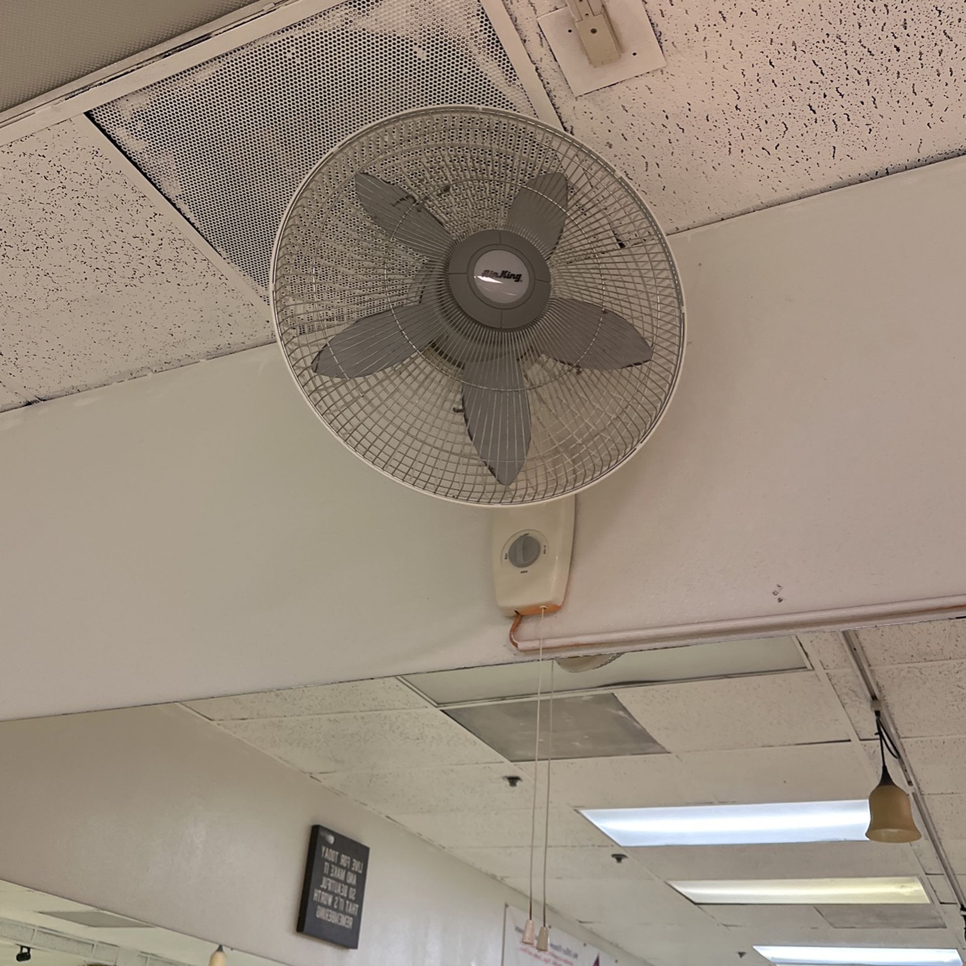4 Units Air King Wall Fans For Sale