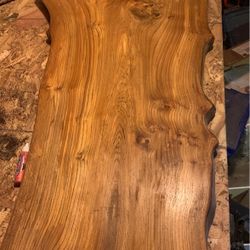 Elm Slab Coffee Table Size