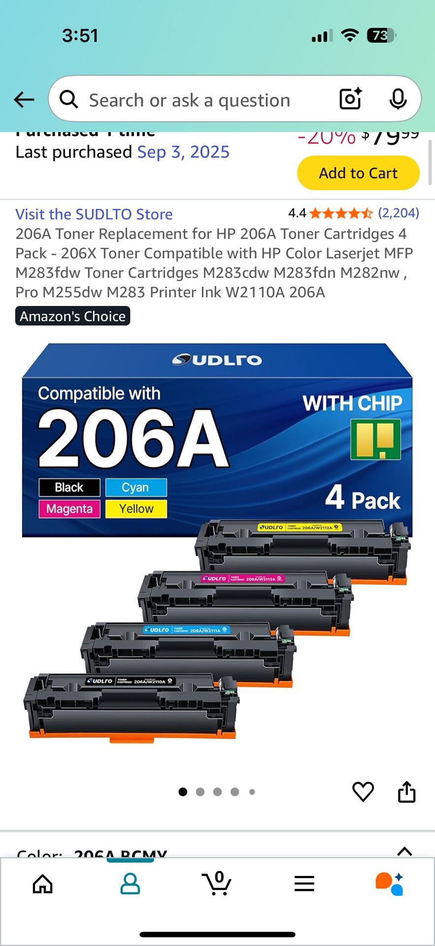 206A Toner Replacement