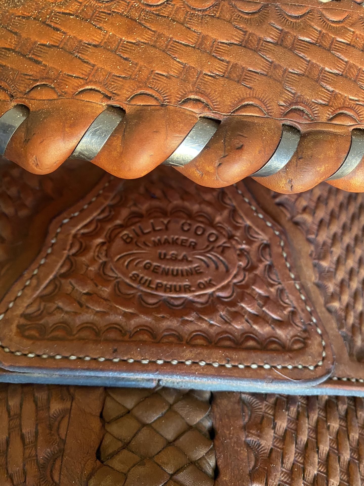 Billy Cook genuine saddle