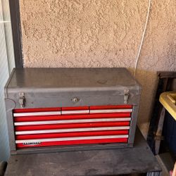 Vintage 70s Craftsman’s Tool Chest Top Box