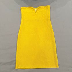 H&M yellow sleeveless dress | Size S