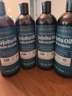 Soulsation Jojoba Oil 16 oz – Lot of 4