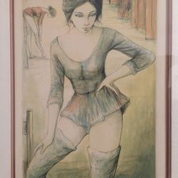 The Ballerina “La Danse” by Jacques Lalande Limited Edition Lithograph Signed 