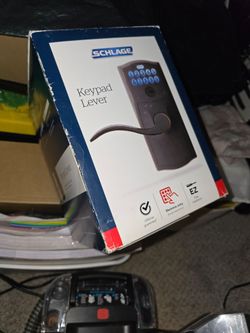 Schlage keypad door lock lever