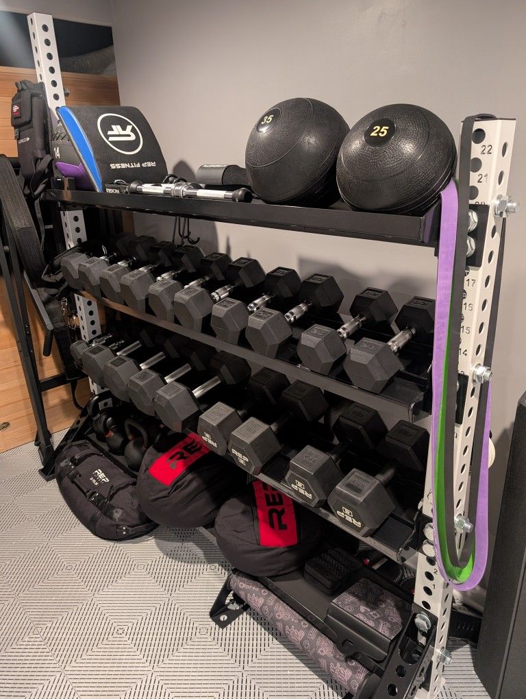 10 to 60 Pound Dumbbells