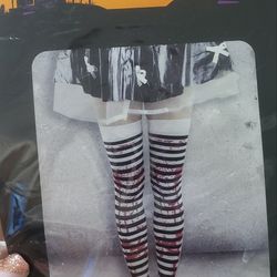 Bloody Knee High Socks