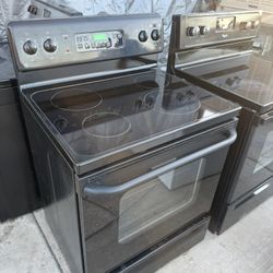Black Electric Stove