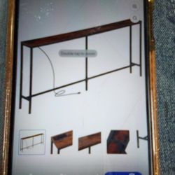 Zen Style Console Table With Outlet Built-in $35 Delivery Available