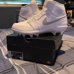 Jordan 1 football cleats (worn once) size 8.5 mens 