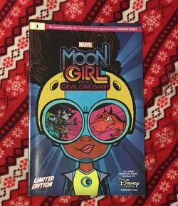 Moon Girl & Devil Dinosaur Issue 1(Cartoon Variant Cover) 2 Left