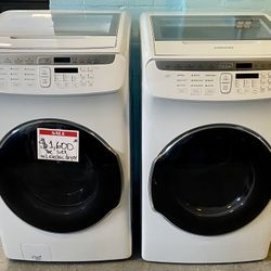 Samsung Used Frontload Washer /Electric Dryer Set 