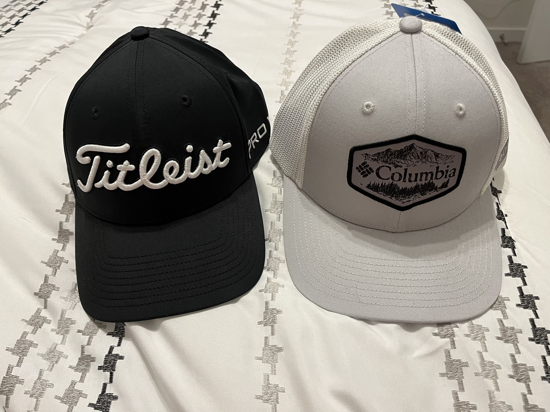 Titleist and Columbia Hats