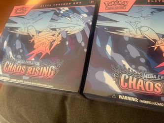 Pokemon TCG Chaos Rising Elite Trainer Box ETB - Lot of 6