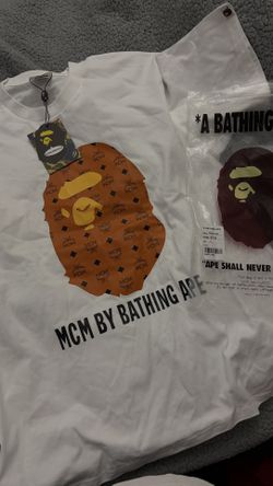 BAPE TEE X MCM