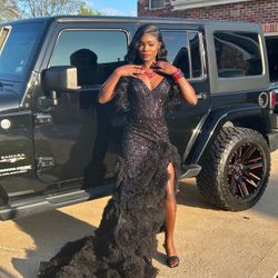Black Mermaid Dress