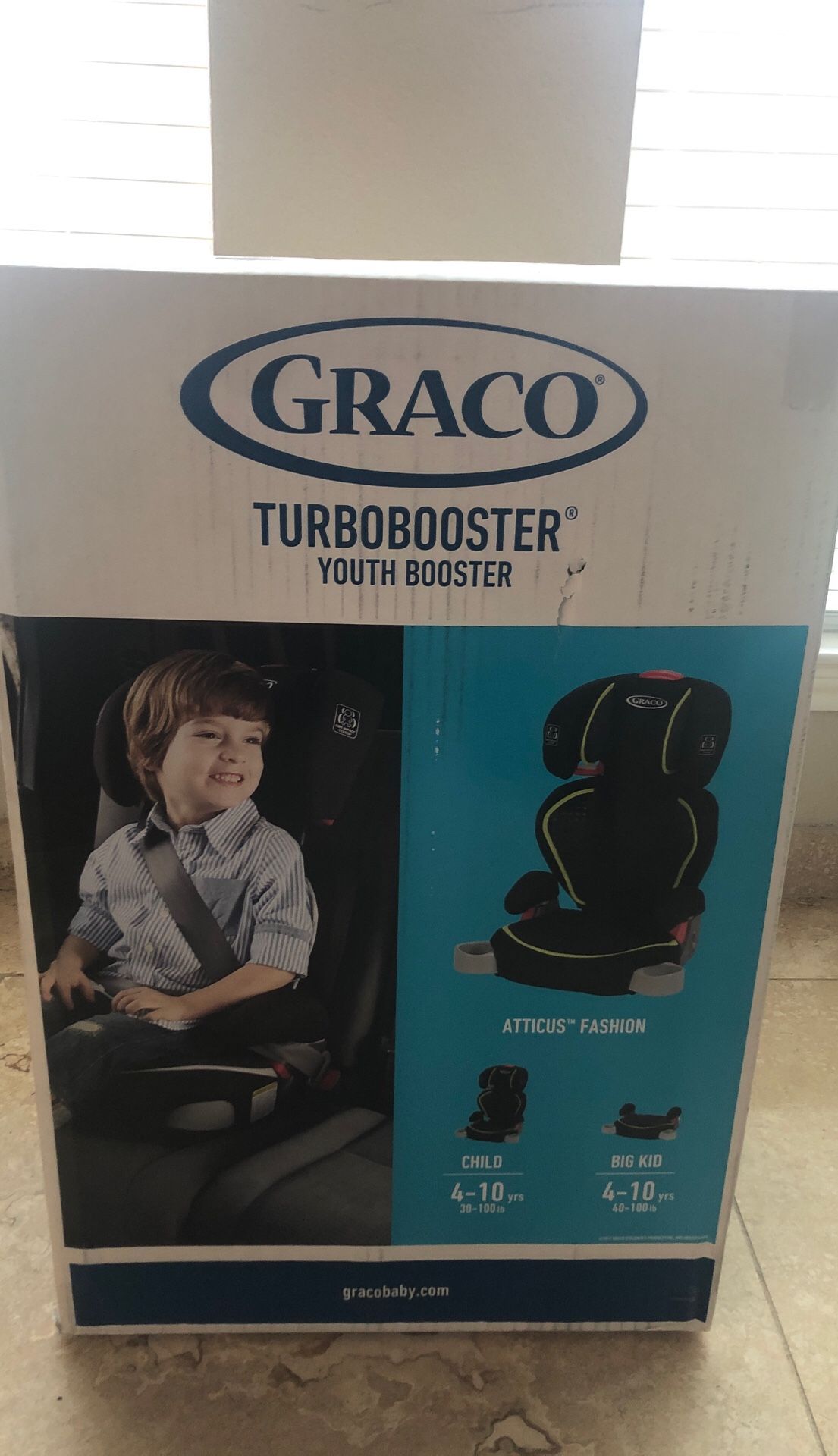 Grace turbo booster car seat