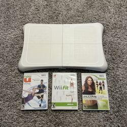 Nintendo Wii Fit Balance Board Bundle
