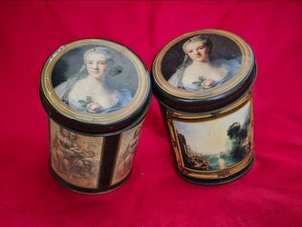 Nattier National Gallery Decorative Tin Canisters – Set of 2
