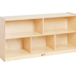 ECR 4KIDS 5-Compartment Toddler Storage Cabinet.