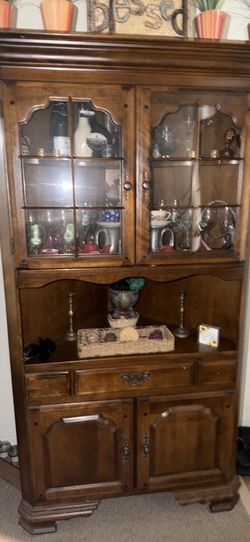 Wooden China Cabinet
