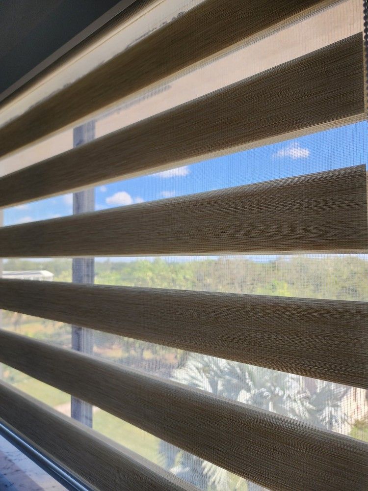 Blackout Shades Zebra O Roller Shades