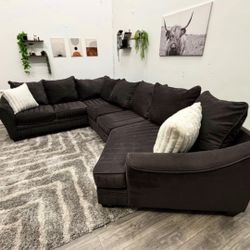 Gray Sectional Couch - FREE DELIVERY 🚚