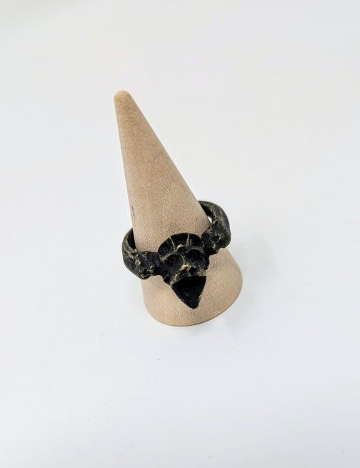 Antique Bronze Roman Ring: Grand Tour Era