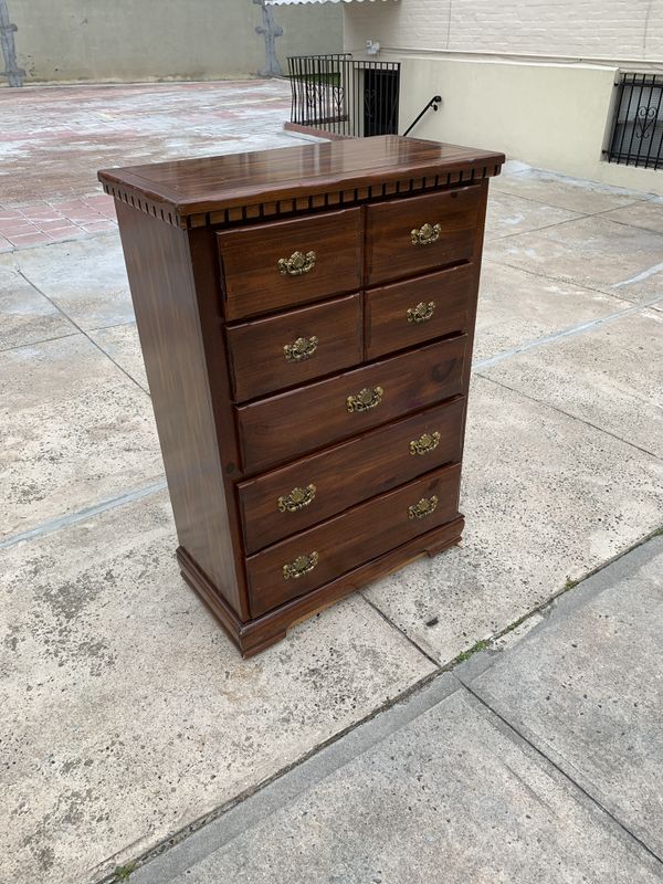 5 Drawer Dark Brown Tall Dresser For Sale In Queens Ny Offerup