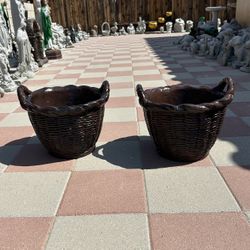 New Flower Pots Made Out Of Cement 