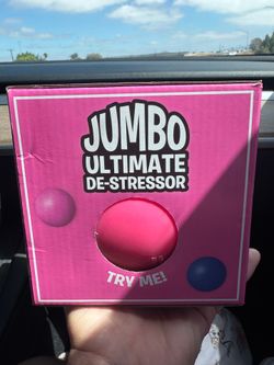 JUMBO Pink Ball Squishy