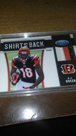 Aj green jersey card