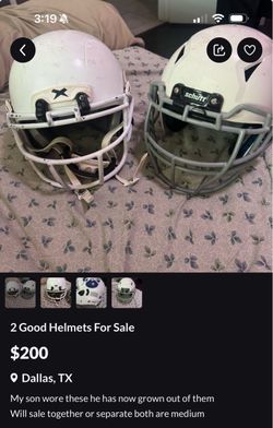 2 helmets