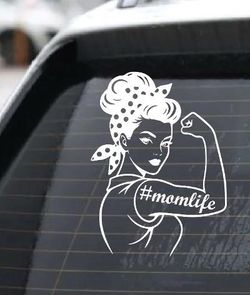 Vinyl decal MOMLIFE size 5 inches