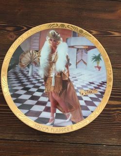 Flapper Barbie Plate