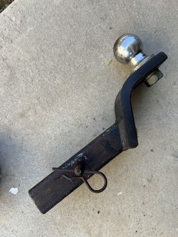 Eckhart Tow Hitch With 2”Ball Fits The Smaller 1 3/4” Receiver 
