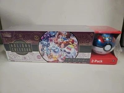 Pokemon TCG 2025 Holiday Advent Calendar & Moonball Tin